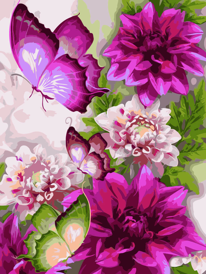 картинки на телефон красивые цветы блестящие