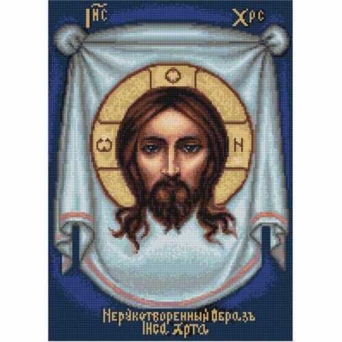 №335 Набор для вышивки крестом Икона Господа Иисуса Христа