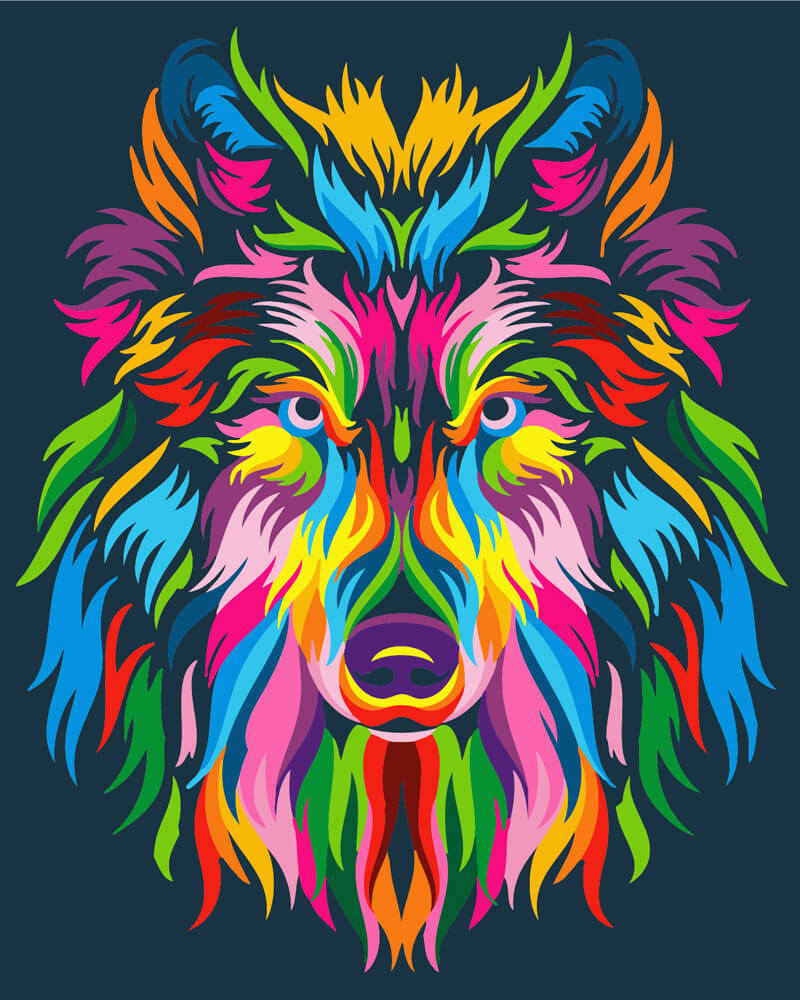 Радужный волк
