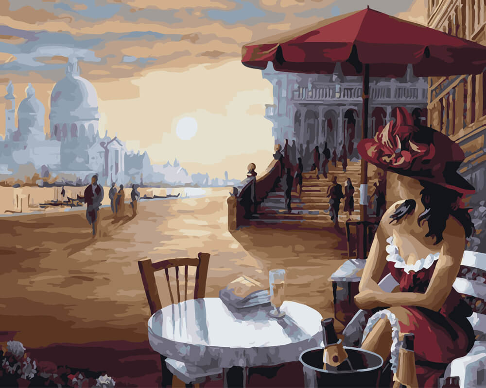Венеция кафе в живописи картины