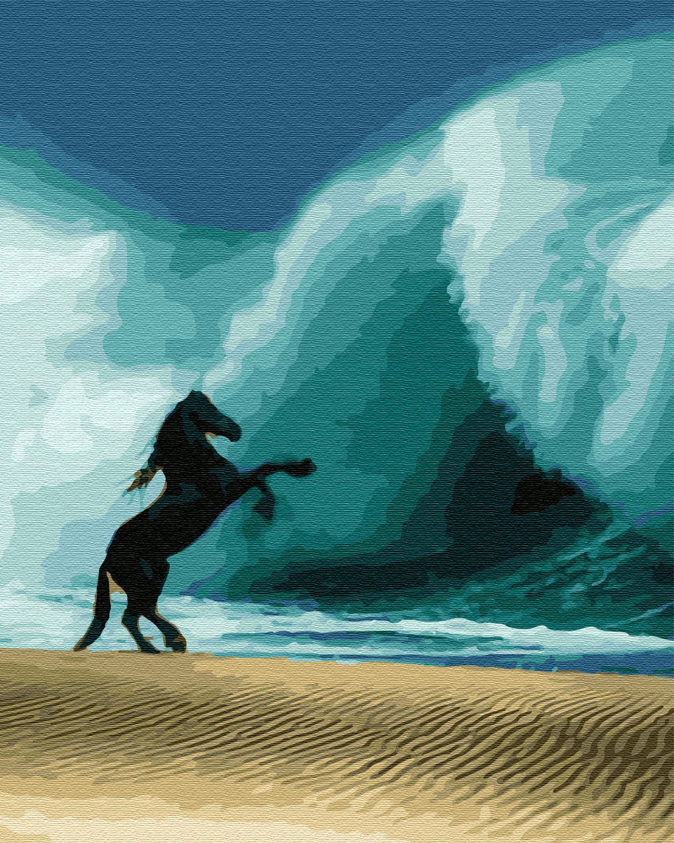 Лошади и море