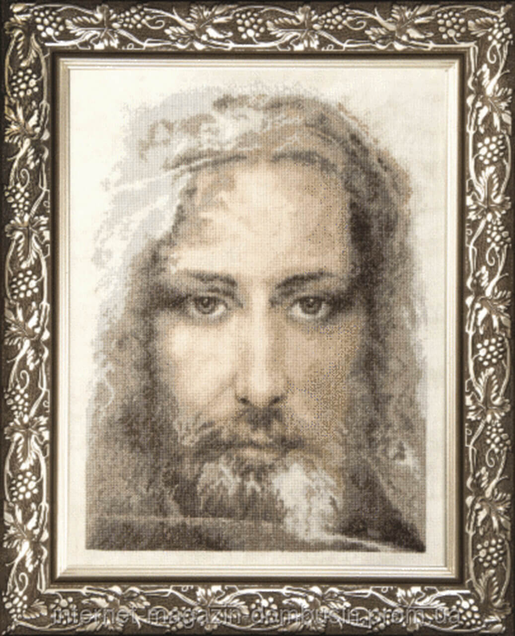 Схема вышивки «вид на храм Христа Спасителя» (№) - Вышивка крестом